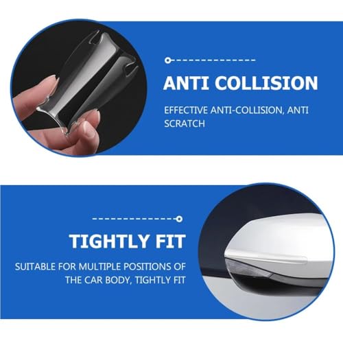 IVYMEIMEI 8pcs Pellicola Protettiva per Maniglie per Mercedes Benz Vito (W447, Facelift 2019) Extra Long 2019, Protezione AntiGraffio per Maniglia della Portiera Trasparente Autoadesiva