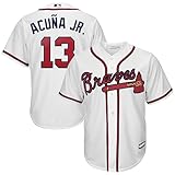Outerstuff Ronald Acuna Jr. Atlanta Braves MLB Kids 4-7 White Home Player Jersey (4)