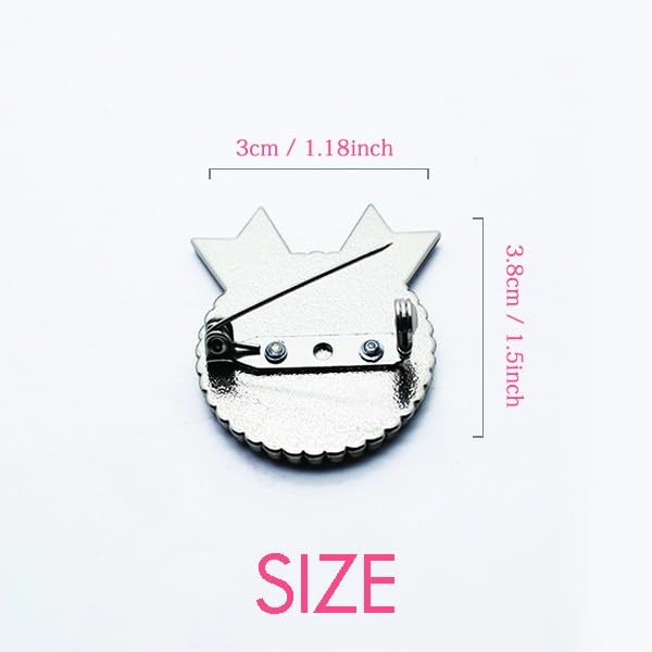 Broche vague de mer Ellie Yao Rose M Métal pour Customiser une Veste Fade - 2