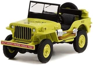 1942 Willys MB Jeep, Green - Greenlight 38020A/48-1/64 Scale Diecast Model Toy Car