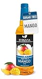 Syruvia Sugar-Free Mango Syrup, Flavored Syrup for Drinks, Cocktails, Lemonades, Iced Teas, and Desserts – 25.4 fl oz