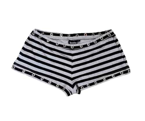 Y2K Mini Shorts Casual Bottoms Womens Sexy Vintage Street Patchwork Shorts Low-rise micro shorts;Y2K retro prints;Sleek slim cut, body-hugging;Retro hot-girl aesthetic;Daily casual outfits