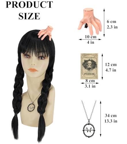 Enccfoeo EN044 7Pcs Kids Halloween Costume Girls Skull Printed Black Dress Famlily Cosplay thumb #2