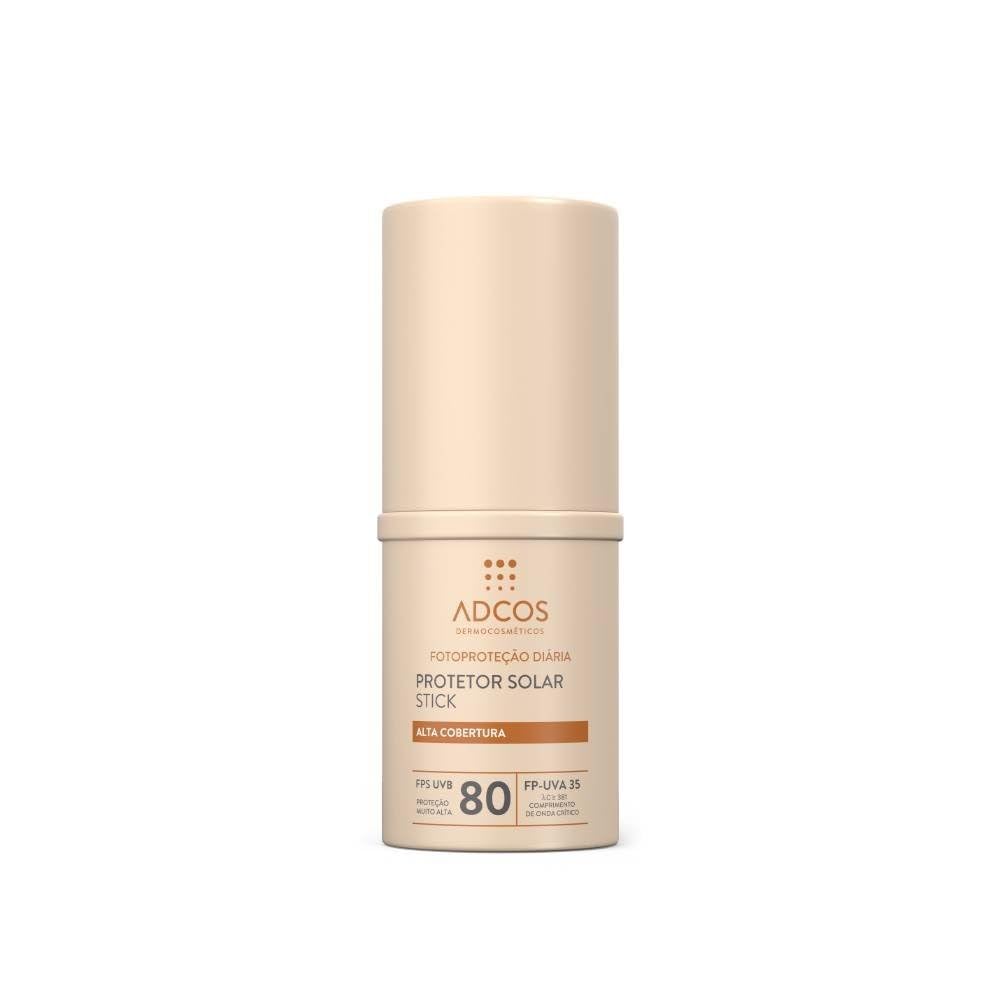 Protetor Solar Adcos Tonalizante Base Stick Fps80 17g- Nude