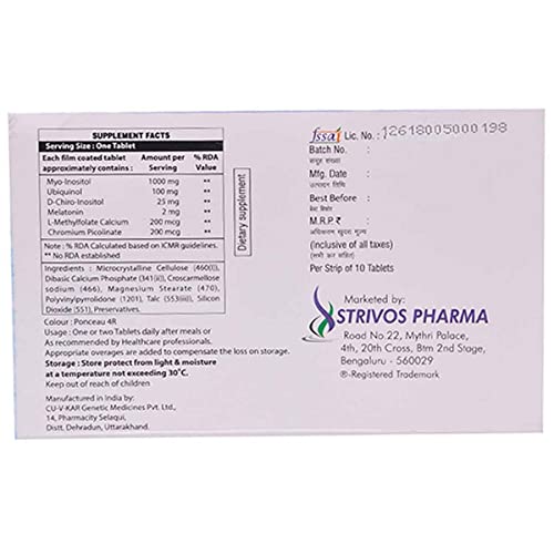 Myophage D - Strip of 10 Tablets
