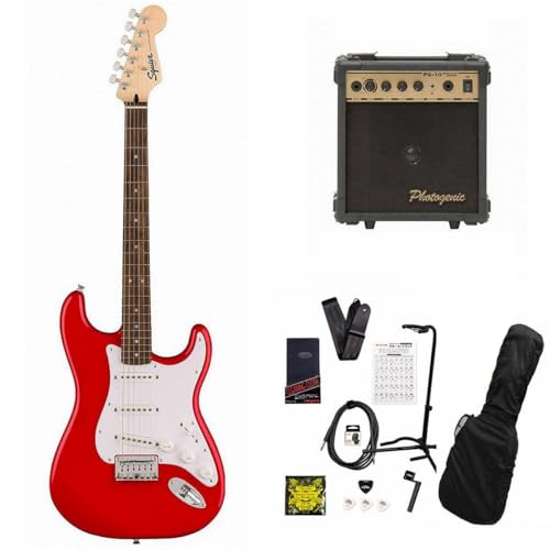 Squier/Sonic Stratocaster HT Laurel Fingerboard White Pickguard Torino Red PG-10AvtGLM^[S12_Zbg