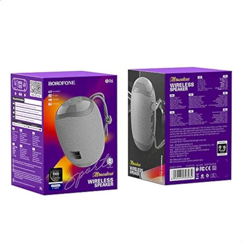 BOROFONE BR6 Miraculous Sports Wireless Speaker - Grey