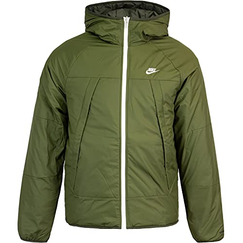 Nike Therma Fit Legacy Reversible Jacket (L, green/sequoia)