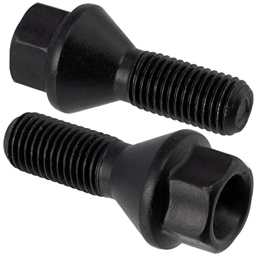 AERZETIX - C66672 - Lot de 2 boulons de roue M12x1.5 mm - compatible avec 4022 221 21R, 4022 260 88R, 7703 003 008, 8200 294 820, 8200460133
