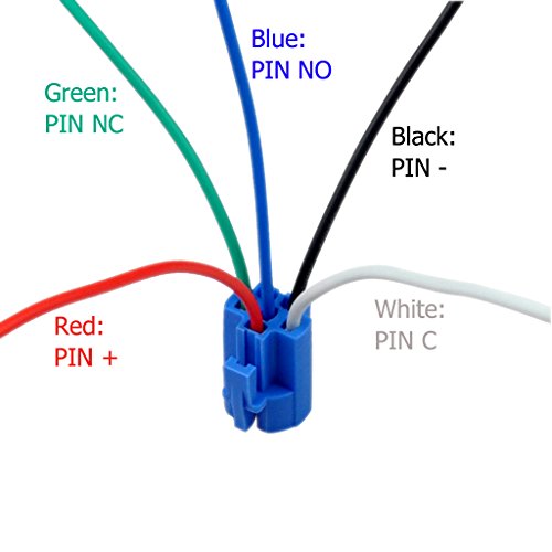 Not Fit U16C2, 16Mm Pigtail, Wire Connector, Socket Plug Only For U16F1/U16F2 /U16F5 Pushbutton Switch (Pack Of 2) #TOP2