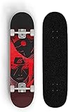 ✿Das doppelt konkave Skateboard-Design mit zwei Fußschaltern kann sicherstellen, dass sich Ihre Füße in der besten Position befinden und letztendlich Muster und Spezialeffekte steuern.