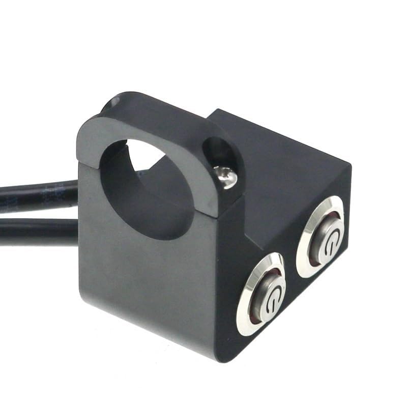 Interruttore per manubrio moto 12V universale, 22 mm