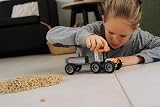 fischertechnik Tractor 576107 edukacyjny zestaw konstrukcyjny, traktor z przyczepą, do montażu dla dzieci od 7 lat, kolor pomarańczowy