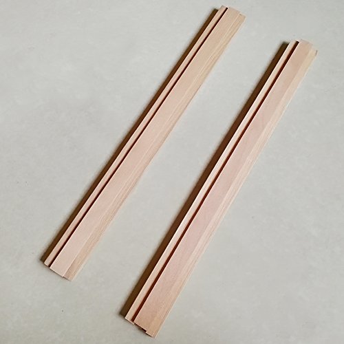 Btibpse Wooden Drawer Slides 17-3/4 Inches Classic Wood Center Guide Track With Slide Glides 45Cm (1 Pcs) #TOP6