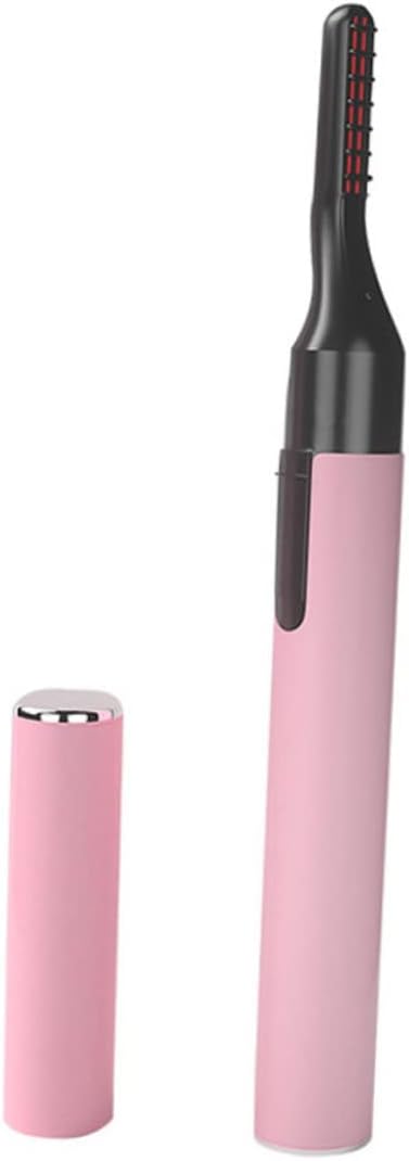 Portable Heated Eyelash Curler with Intelligent Temperature Control Humanized Brush Head Design for Curling Effect Compact Electric Eyelash Curling Tool in Pink for All-Day Lash