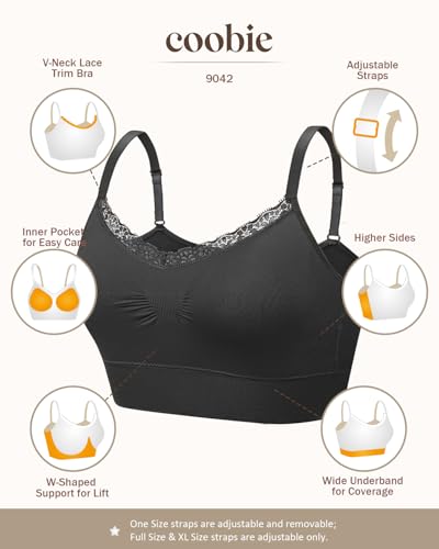 Image of Coobie Lace V-Neck Bra for Women