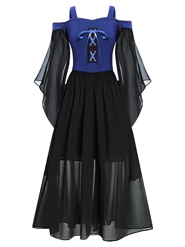 Disfraz medieval de niña ideal para fiestas de Halloween y recreaciones
