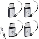 Liaoan – USB C auf Micro USB Adapter (4-Pack), USB C Buchse auf Micro
