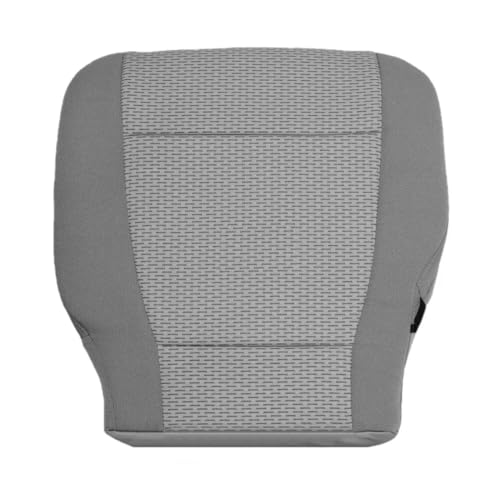 Mievlyo Driver Side Bottom Replacement Cloth Seat Cover Gray Compatible with Ford F150 XLT 2015-2020
