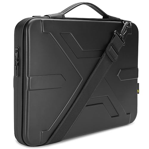 KIZUNA Laptop bag Case 15 Inch Shockproof EVA Hard Shell Handle Sleeve For MacBook Pro 16 M4 M3 M2/15 Lenovo IdeaPad 3i /15.6" Dell XPS 15/IdeaPad Slim 3i 14"/15" IdeaPad Gaming 3i,Black by KIZUNA - Used condition - US$16.08