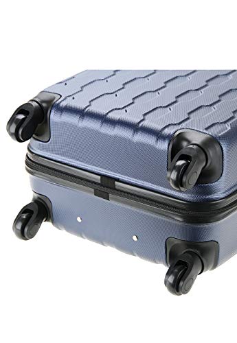 Mala de Bordo P Bagagem de Avião Viagem ABS Rígida c/ 4 Rodinhas 360 graus Polo London Club