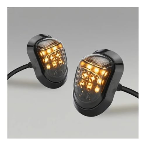 Clignotant moto 12V universel ovale à 9 LED pour carénage de moto - 3