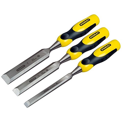 Formones STANLEY set de 3 piezas para restaurar muebles y madera 4