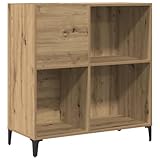 Riponete ed esponete i vostri dischi in vinile con questo mobile porta dischi pratico e classico.