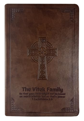 MerchSalad Personalized CSB Reference Bible Faux Leather Large Print Size