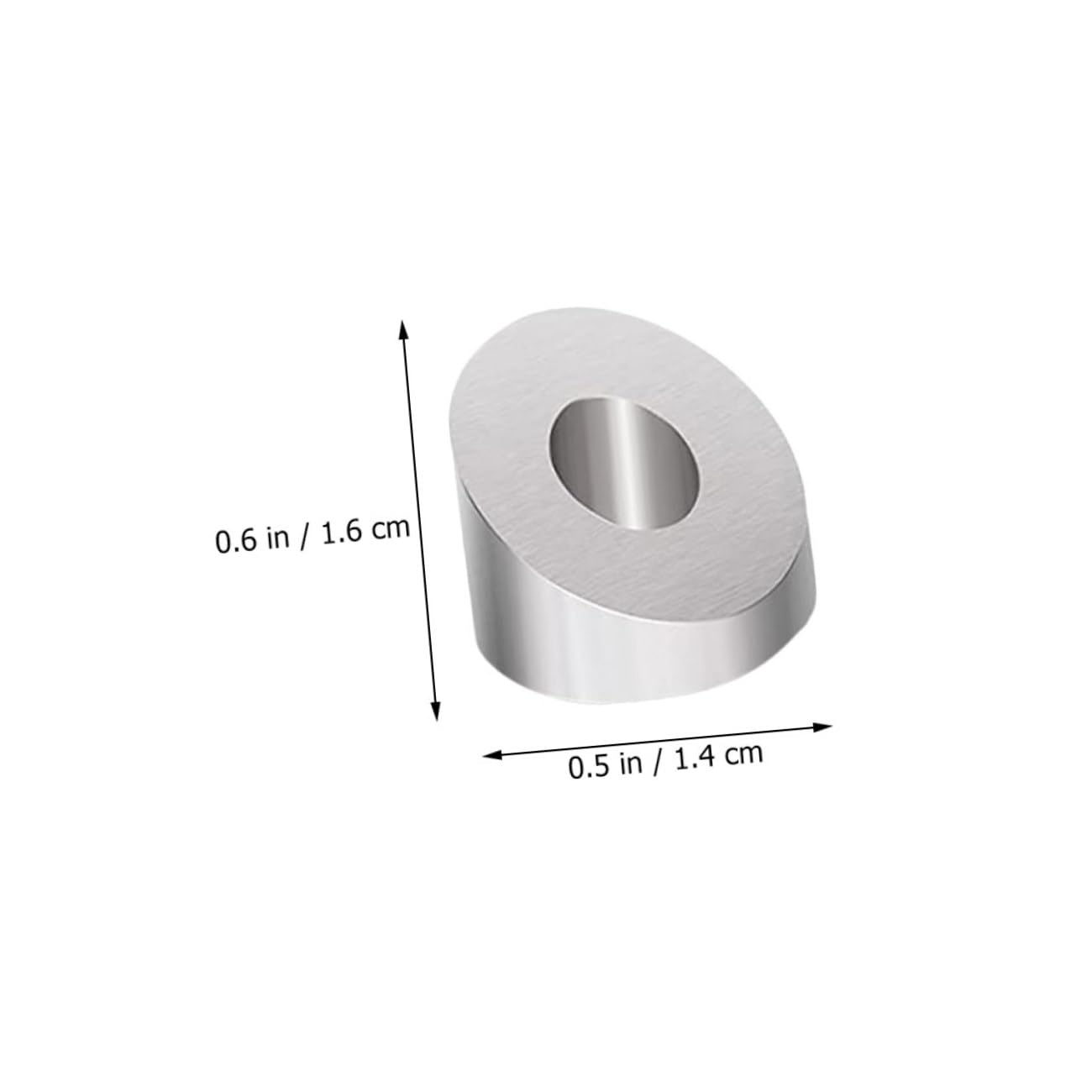 8pcs Stainless Steel Angle Beveled Washer for Deck Cable Railing Kit Designed to Prevent Pull Through of Terminals High Tensile Strength Weatherproof and Resistant