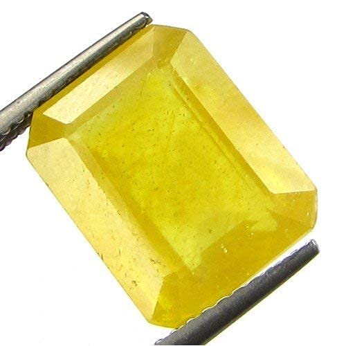 Saphir jaune de Ceylan pour création de bague de fiançailles