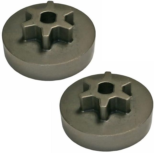 Tolxh Paquete de 2 engranajes de cadena #90618228 para motosierra DCCS620 690 670 20 V 40 V 60 V 12 pulgadas motosierra pieza de repuesto nueva para