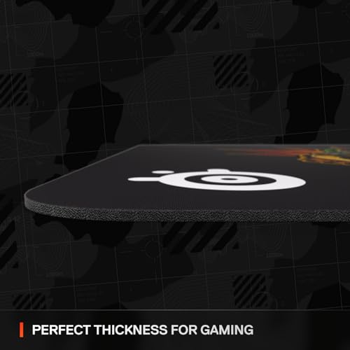 Image of SteelSeries QcK Gaming Mouse Pad - Call of Duty Monkey Bomb Edition - Limited - Free in-Game Item - Non-Slip Rubber Base - Peak Tracking and Stability - Optimized for Gaming Sensors
