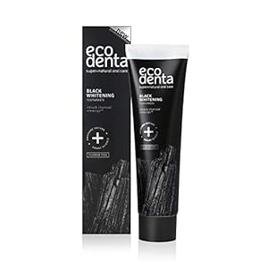 Ecodenta Tandpasta Geactiveerde Houtskool Tanden – Whitening Toothpaste Activated Charcoal- Natuurlijke Zwarte Tandplak…