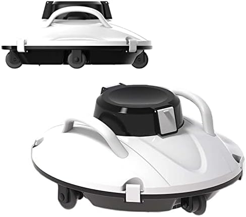 Cordless Robotic Pool Cleaner, Intelligent Robotic Above Ground Pool Cleaner Automatic Pool Vacuum with Powerful Suction IPX8 Waterproof for Above/In-Ground Swimming Pools