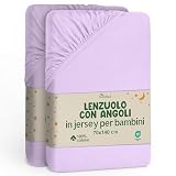 Jersey di cotone morbido e traspirante, realizzato in 100% jersey di cotone, il lenzuolo con angoli offre un comfort morbido e traspirante. Delicato sulla pelle sensibile dei bambini, ideale per l'uso quotidiano.