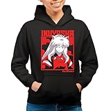 the Fan Tee Sudadera Adulto con Capucha de Mujer Dibujos Animados Anime Divertido Universo, Vibras de Manga, Mundo Otaku, Japan Fan Kanji, Inuyasha, Kagome 007 M