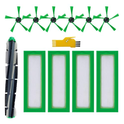 Accessori per Vorwerk Folletto VR200 VR300 Aspirapolvere Robot Spazzola Filtri Ricambi (12 pezzi)