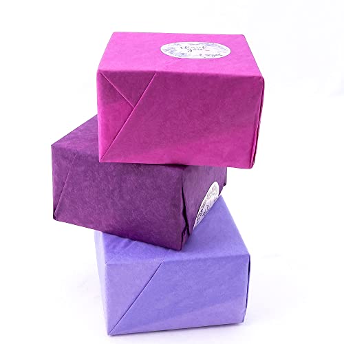 Image of MR FIVE 60 Sheets Gift Tissue Paper Bulk, 20 inch x 14 inch, Purple Tissue Paper for Fall Halloween Birthday Wedding Holiday, 3 Colors