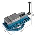VEVOR Precision Milling Machine Vise 4 Inch Accu Lock Swivel Base Clamping Vise 360 Degrees Scale Bench Vice Clamp 100mm Width for Milling Drilling Machine Precision Parts Finishing