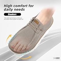 Mens Slip-on Loafers Comfortable Boat Shoes Casual Walking Sneakers Mesh Business Oxfords Work Lightweight Soft Sole — image 3