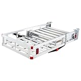 Happybuy Hitch Mount Cargo Carrier, 45.3
