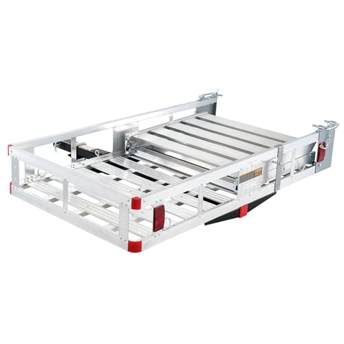 Happybuy Hitch Mount Cargo Carrier, 45.3