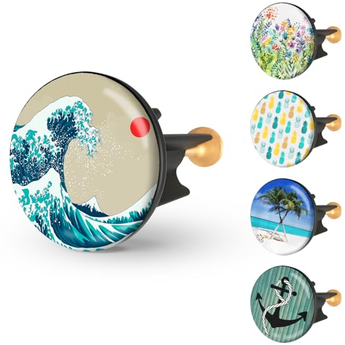 Arteneur Waschbeckenstöpsel 40mm Japan Welle – Edelstahl Excenterstopfen mit extra Schwerer Messingschraube für stabilen Halt | Universeller Abflussstopfen für Waschbecken