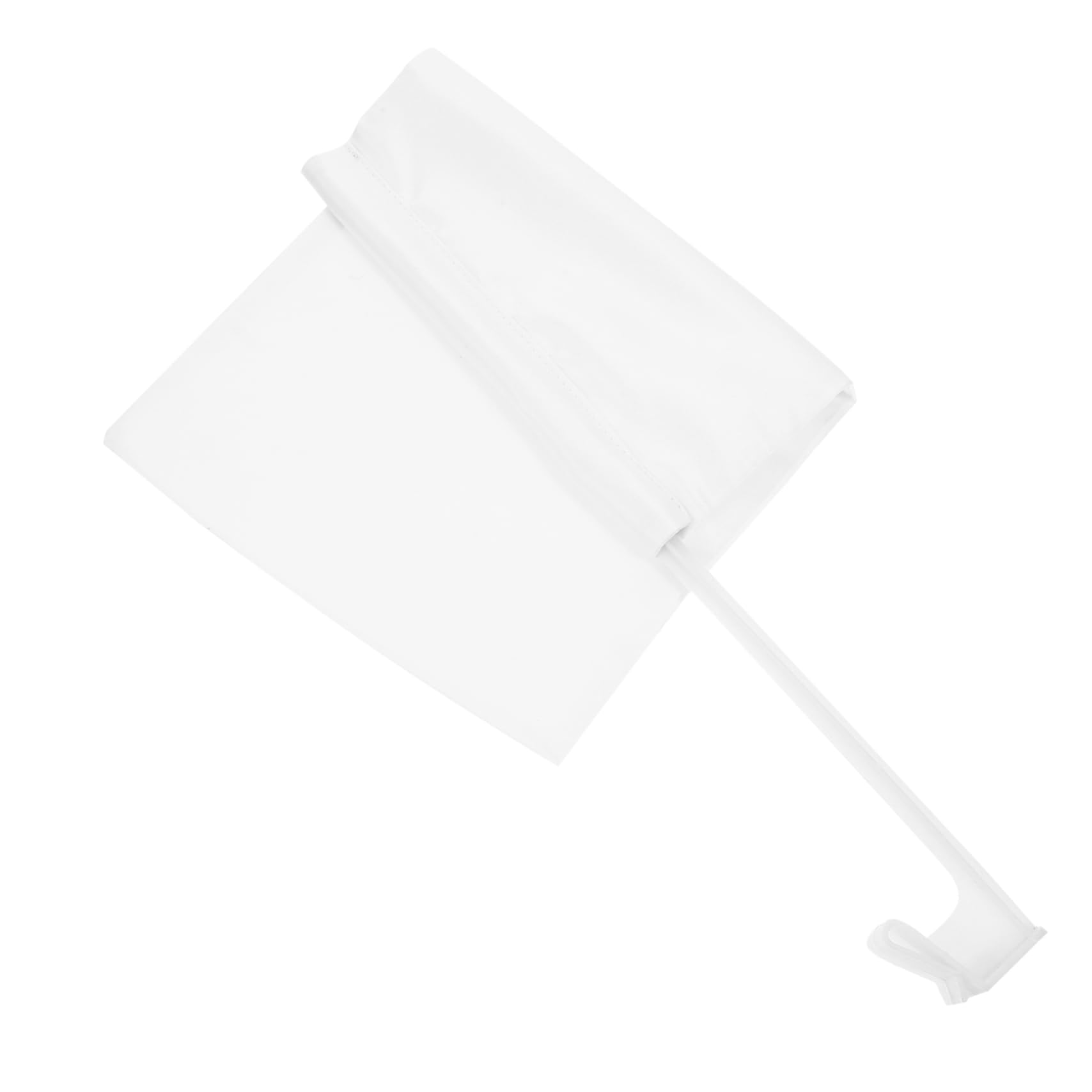 5 Stück Weiße Diy Auto Flagge für Wärmedruck Blanko Doppel Seiten Fahne Vielseitige Dekoration für Garten Party und Fahrzeug