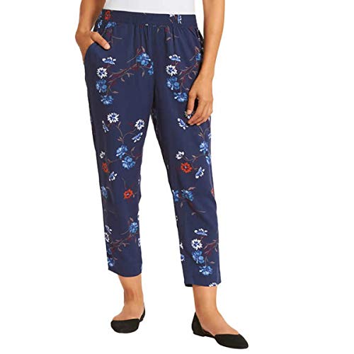Jessica Simpson Ladies' Soft Printed Pant/Blue/X-Large