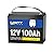 WattCycle 12V 100Ah LiFePO4 Lithium Battery - BCI Group 24, 15000 Cycles, Built-in 100A BMS, Low-Temperature Protection - Ideal for RVs, Golf Cart, Home Energy Storage, Boats and Marine Applications