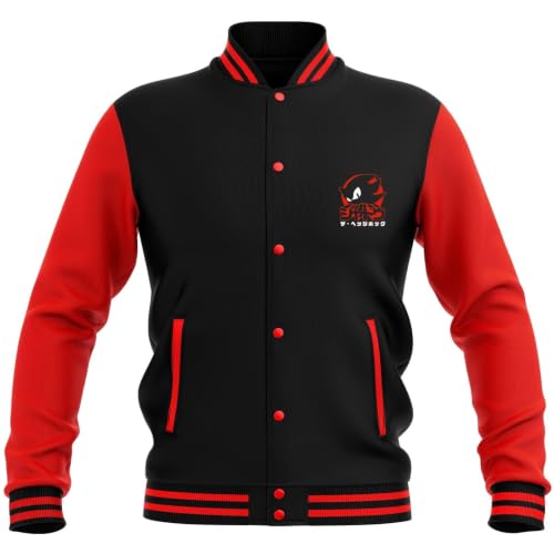 Image of Sonic the Hedgehog Shadow Ultimate Lifeform Varsity Jacket - Black - XL