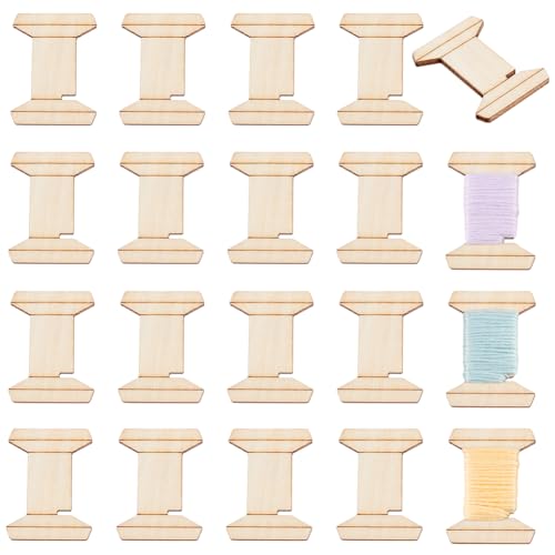 PH PandaHall 20pcs Thread Organizer Bobbin Winder Embroidery Thread Storage