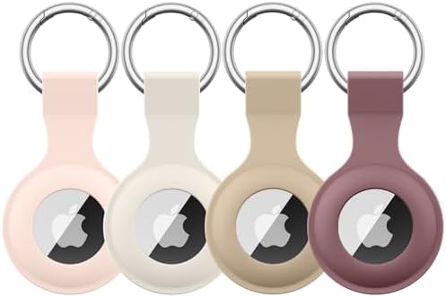 4 Pack Airtag Case Holder for Apple Air Tag, Airtag Case with Ant...